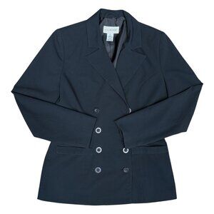 Women's‎ J. G. HOOK Double Breasted Black Blazer | Size 4